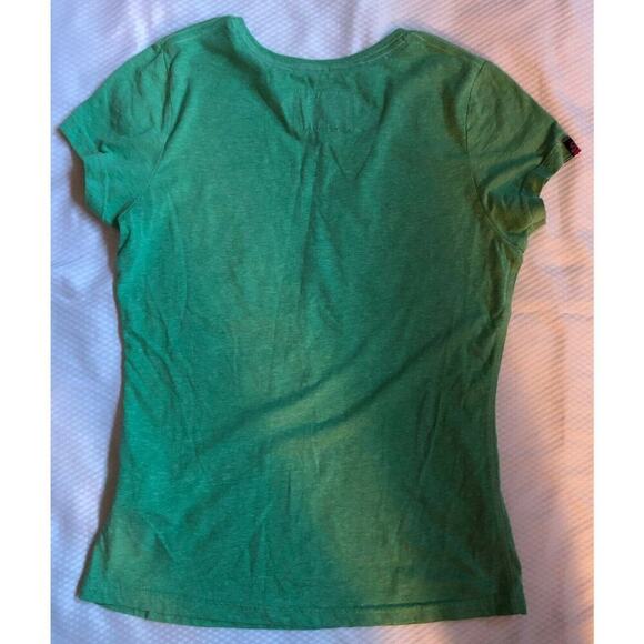 Superdry Women’s The Osaka Brand Green Short Sleeve Tee Shirt Size M - Picture 4 of 6